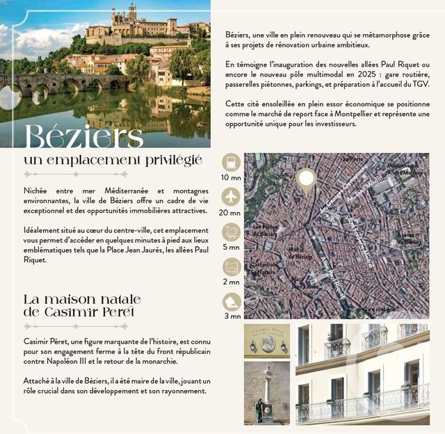 Afficher la photo en grand Appartement Loft à vendre - 4 pièces - 75 m2 - Beziers - 34 - LANGUEDOC-ROUSSILLON